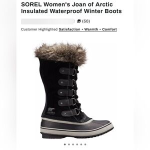 SOREL Women's Joan of Arctic Insulated Waterproof Winter Boots